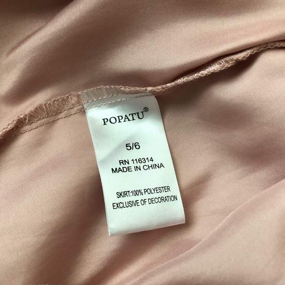 Popatu Little Girls Tulle Lace Skirt Pink NWOT - Picture 5 of 10